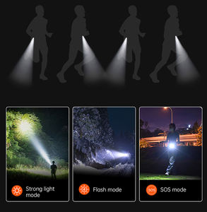 นาฬิกาอัจฉริยะไฟฉาย KT80แสง UV, โทรอัจฉริยะโหมดการเคลื่อนไหวหลายจุด515mAh 3ATM นาฬิกาอัจฉริยะกันน้ำกลางแจ้ง - Product Image 6