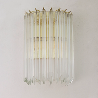 Lampe murale LED en fer quadrangulaire pour salle de bain, hôtel, chambre à coucher, salle à manger, salon