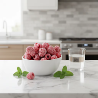 HACCP Harga Terbaik Buah Raspberry Beku IQF Rasa Manis Utuh Terawetkan dalam Jumlah Besar