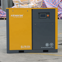 Compresseur d'air à vis à deux étages avec sécheur et réservoir, système complet pour machine CNC et peinture