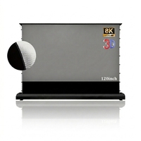 Écran de projection électrique motorisé ALR 4K pour vidéoprojecteur laser triple couleur à longue portée, 120 pouces 16:9