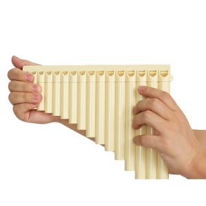 <span class=keywords><strong>Pan</strong></span> <span class=keywords><strong>Flute</strong></span> 18 tubos <span class=keywords><strong>Pan</strong></span> Pipe Instrument Key of C para estudiantes principiantes con bolsa de transporte Manual de usuario Instrumento musical - Product Image 2
