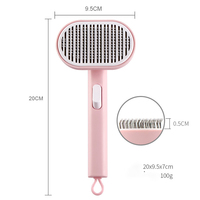 Brosse à poils fins pour animaux de compagnie OEM ODM Brosse à poils fins pour animaux de compagnie Brosse à poils de chien et de chat sans danger et sans danger pour la peau