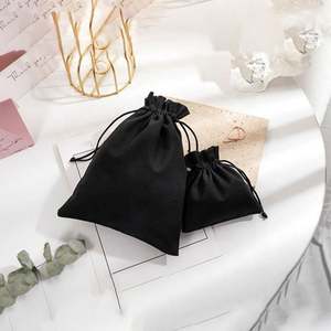 Sac de rangement en coton anti-poussière avec cordon de serrage, pochette en coton, pochette en coton personnalisée - Product Image 3