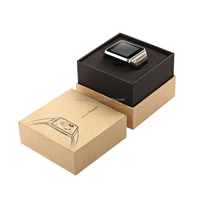 Boîte de papier kraft rigide personnalisée en usine pour téléphone montre à quartz intelligente numérique boîte d'emballage de produit électronique
