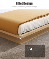 Gcon GF088-18 avec tête de lit blanc/bois couleur personnaliser projet d'hôtel meubles cadre de lit king ensembles de chambre à coucher