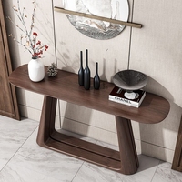Style chinois nouvelle couleur noyer noir massif Table d'appoint étroite Tables Console simples pour salon mur entrée couloir Table