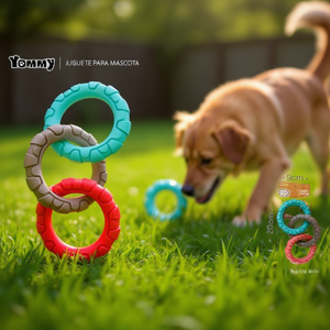Yommy TPR <b>Interactive</b> Color Clashing Rings 9cm <b>Pet</b> <b>Toy</b> <b>for</b> Dogs - Product Image 3