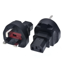 Adaptateur secteur UK BS1363/A vers IEC C13, prise mâle britannique vers prise femelle C13 pour PDU/UPS, adaptateur de voyage pour serveur 250V