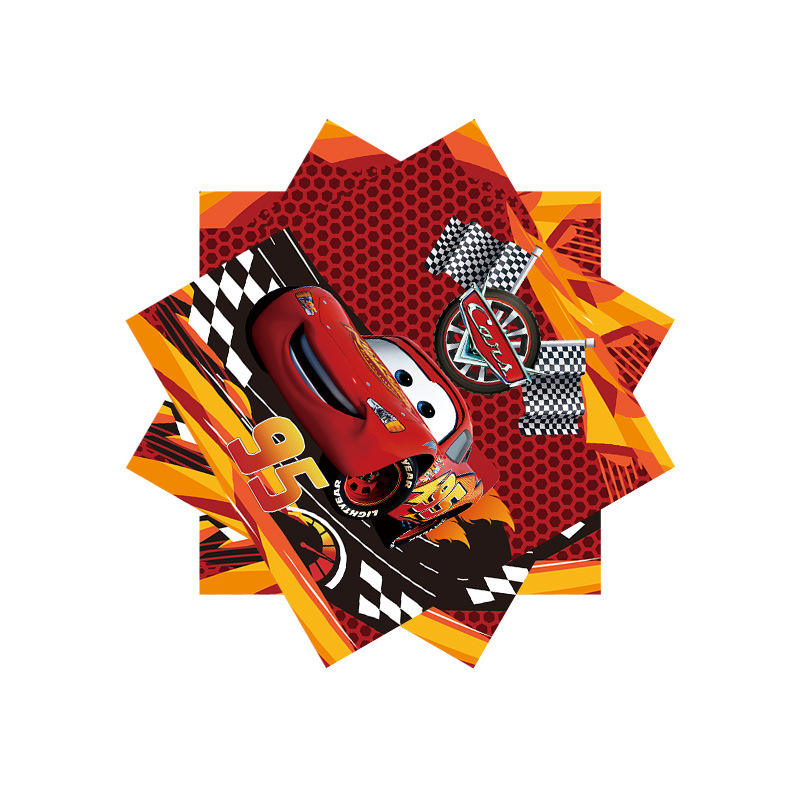 Coche rojo. Paquete de 20 toallas de papel.