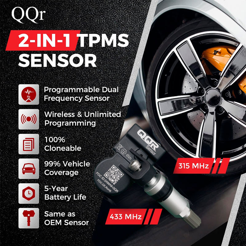 Tire Pressure Sensor Tool - Universal TPMS for All Cars