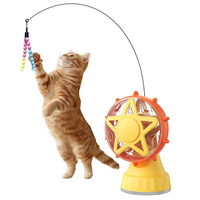 Jouet d'entraînement pour animaux de compagnie Ferris Wheel Pet IQ 360 °   Jouet interactif rotatif pour chat avec ventouse et distributeur de friandises