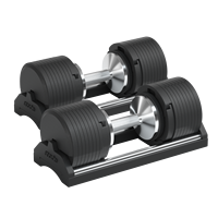 Haltères réglables en fonte Snode Household 45 kg, système de réglage rapide, poignée ergonomique, exercice musculaire complet du corps