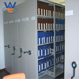 Hệ Thống Kệ Di Chuyển Bằng Thép Kim Loại Để Lưu Trữ Hồ Sơ Thư Viện Hoặc Văn Phòng - Product Image 5