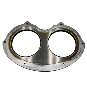 Piastra a Occhiali e Anello di Taglio DN260 in Carburo per Ricambi di Pompe per Calcestruzzo Montate su Camion <span class=keywords><strong>C8</strong></span> C9 <span class=keywords><strong>C10</strong></span>, Materiale per Rivestimento Duro in Acciaio Q235B - Product Image 2