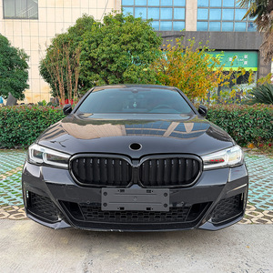 Kit de rejilla frontal para BMW Serie 5 G30 G31, plástico ABS negro, para modelos 2021, 2022 y 2023, opción de rejilla simple o doble - Product Image 3