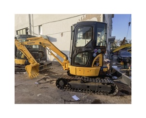 Pelleteuse sur chenilles KOMATSU d'occasion PC35MR-3 bon marché, excavatrices KOMATSU à PC55MR-3 PC35MR-3 d'occasion japonaises en Offre Spéciale - Product Image 1