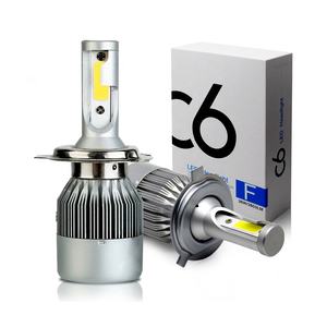 Mejore la visibilidad en la carretera con el kit de bombillas LED C6 para faros delanteros, potente conversión de luz para automóvil de 36 W para H1 H3 H7 H4 H11 9005 9006 - Product Image 1