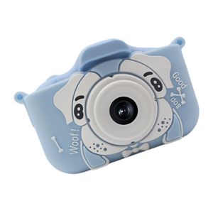 Caméra numérique HD 2,0 pouces avec double fonction selfie, 1080p, image MOS, motif grenouille, dessin animé, chien - Product Image 6