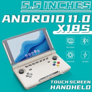 Console de jeu portable Powkiddy rétro Mini X18S <span class=keywords><strong>2022</strong></span>, dernière version, 4 Go de RAM, 64 Go de ROM, écran tactile IPS de 5,5 pouces, console de jeu X18S - Product Image 4