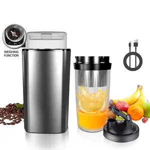 Pulp Controle Mixer Fruit Mini Blender 2 In 1 Huis Automatische Juicer 220V 110V Groente Chopper Fruitblender