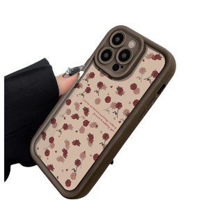Funda de <span class=keywords><strong>iPhone</strong></span> de rosas rojas de lujo para <span class=keywords><strong>iPhone</strong></span> 17 16E 16 11 15 12 13 14 Pro Max X XR XS 7 8 Plus 6S <span class=keywords><strong>SE</strong></span> <span class=keywords><strong>2020</strong></span> funda trasera suave a prueba de golpes - Product Image 6