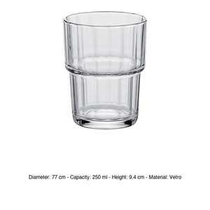 Vaso Norvege de Vidrio Templado Apilable Arcoroc, 25 cl, Altura 9.4 cm, Diámetro 7.7 cm - Product Image 3