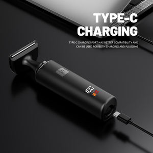 RUIBO 多機能メンズグルーミングキット 2段階速度調整 ターボ充電式電気シェーバー ウェット＆ドライ両用 ボディグルーマー 背中バリカン - Product Image 2