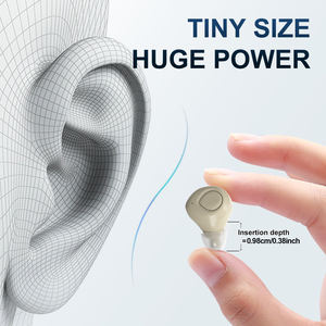 Nuevos auriculares duales Mini audífono con compartimento de carga para adultos, reducción de ruido <span class=keywords><strong>en</strong></span> el oído, sin silbidos, recargable - Product Image 5