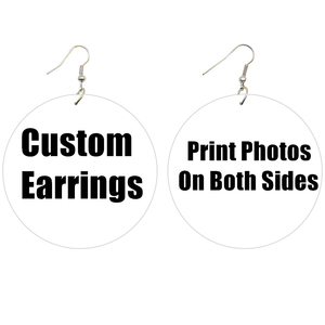 Boucles d'oreilles en bois Double face pour femme, 21 Designs, cheveux naturels africains, Art noir, mélanine, Poppin, en Stock, collection 6000 - Product Image 3