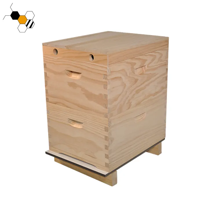 อุปกรณ์การเลี้ยงผึ้ง One ชิ้นไม้กระดาน Hive ออสเตรเลีย Beehive