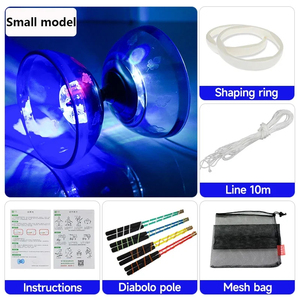 Professionnel trois roulements haute vitesse rotatif respectueux de l'environnement cadeau pour enfants lueur <span class=keywords><strong>Diabolo</strong></span> Sports de Fitness en plein air - Product Image 3