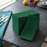 Serviettes de table jetables écologiques en papier Airlaid, douces et sans peluches, en rouleau, pour la restauration et les restaurants
