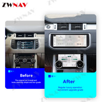 ZWNAV 8 + 128G pantalla táctil Android 13 estilo Tesla Range Rover Evoque L551 L538 2012-2020 con navegación GPS Carplay Radio de coche