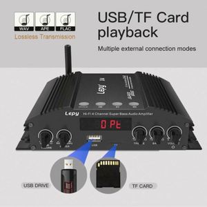 Professional Home Car 3 Channel Power Amplifier 5.0 BT Compatible Audio 2.1 <b>Mini</b> Digital Amplifier Aluminum Alloy CE Certified - Product Image 5