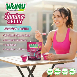 เยลลี่คอลลาเจนรสผลไม้ขายดีสำหรับผู้ใหญ่ ขายส่ง คอลลาเจนไฮโดรไลซ์แบบลูกอม รับผลิตแบบ OEM ODM - Product Image 3