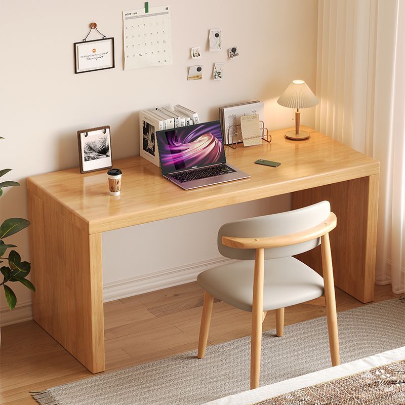Natural wood color single table, 100x60x75 cm