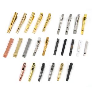 環境に優しい メンズ ネクタイアクセサリー 無垢真鍮製 タイピン 卸売 ステンレススチール タイバークリップ ブランク - Product Image 4