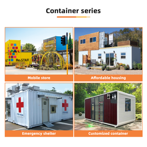 Maison préfabriquée détachable de 20 pieds, mini-maison préfabriquée de luxe de 40 pieds, maison modulaire en conteneur, maison de camping préfabriquée, conteneur détachable - Product Image 2