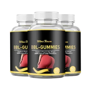 Formula Super melengkung menggumpal payudara Gummy hip dan butt pembesar badan mengangkat nutrisi suplemen BBL gummies