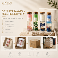 Bougie parfumée décorative personnalisée en cire de soja et en cire de gelée dans un bocal en verre, bougie à l'arôme océanique pour boutique de cadeaux, décoration intérieure, OEM, marque privée