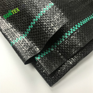 Tissu de paysage de barrière de mauvaises herbes de 4x250ft Pp/pe, tapis de jardinage tissé par tissu de barrière de mauvaises herbes résistant - Product Image 5