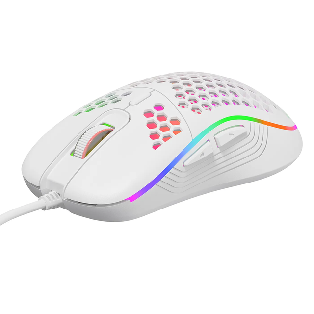 HT Popular 7200DPI RGB Optical USB Wired Gaming Mouse for Computer and Office Use-Stock 145% SRGB Color Gamut