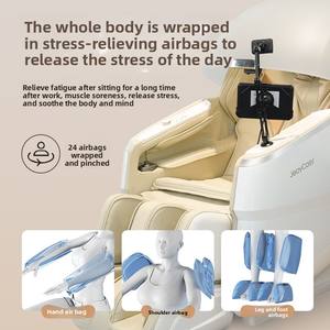 Fauteuil de <span class=keywords><strong>massage</strong></span> ergonomique à rail SL de type capuche, à pression d'air AI, soulagement de la pression, gravité zéro, corps entier, mouvement à ondes sonores 4D, réduction du bruit - Product Image 6