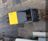Broyeur hydraulique mobile à double arbre sur chenilles pour le recyclage des déchets de construction