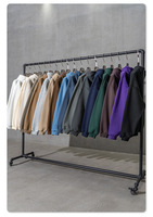 Sweat-shirt à capuche décontracté en molleton de haute qualité 345 g/m², doublé, style streetwear, en coton épais et lourd, chaud pour l'hiver, coupe oversize