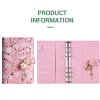 Carnet à 6 anneaux couleur macaron, rechargeable, avec intercalaires et poches de rangement, vente en gros