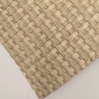 Revêtement mural en papier tissé naturel MYWIND, couleur blanc cassé, épais, décoration en toile de jute naturelle
