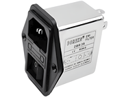 Filtre EMI DBI6 pour ligne électrique CA, filtre anti-bruit 1A 3A 6A 10A avec fusible unique, prise IEC, filtre anti-bruit pour ligne électrique CA