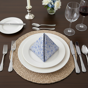 Fazzoletto da Taschino con Motivo a Stelle, Stile Moderno in Cotone per Banchetti, Vendita all'Ingrosso - Product Image 3